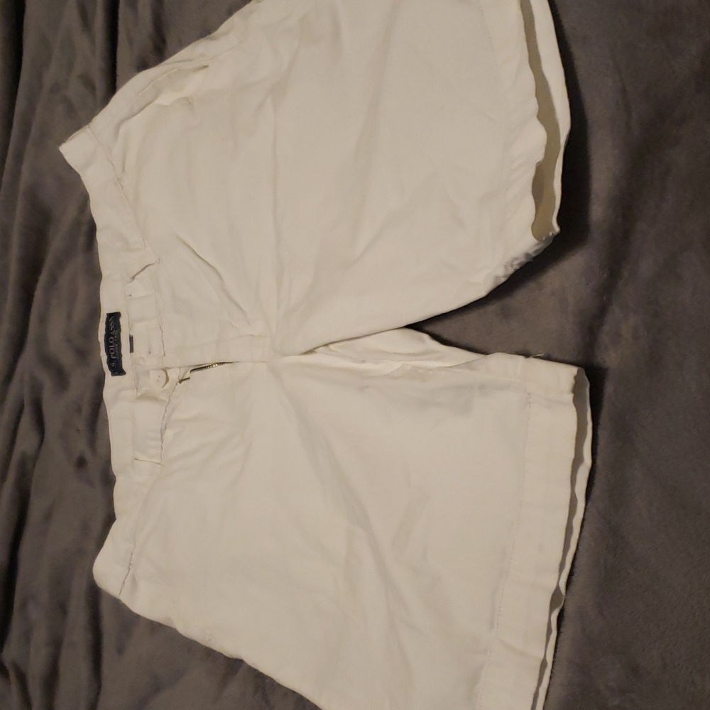 Men's white Chino shorts, summer, casual, dad, vacation